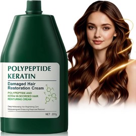 Polypeptide Keratin Hydrating Smoothing Damage Repair Cream, Hydrating Hair Protein Cream, Polypeptide Keratin Essence Care, Hair Repair For Dry Damaged Hair