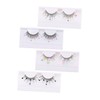 FOMIYES Sets Extensions Eyelashes for Women Cosplay Glitter False Lashes
