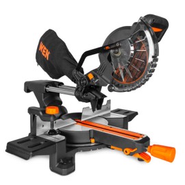 WEN 20V Max 7.25-Inch Cordless Sliding Miter Saw, Single Bevel and Brushless with LED Cutline Guide (Tool Only – Battery Not Included) (20672BT)