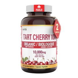 (허바) 타트체리 10배 고농축 120정 (Herba Tart Cherry 10x 120caps), 120캡슐, 1개 (Herba) Tart Cherry 10x Highly Concentrated 120 Capsules, 120 Capsules, 1 Pack