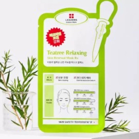 Leaders Insolution 리더스 인솔루션 마스크팩 티트리 릴랙싱 10매 Leaders Insolution Mask Pack Tea Tree Relaxing 10 Sheets