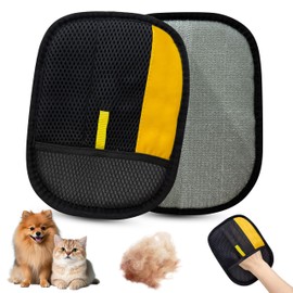 1 Pcs Electrostatic Pet Hair Remover Glove，Reusable Cats Dogs Hair Removal Gloves for Furniture Bed Sheets Couch Clothes Carpet Car Seat