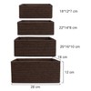 La Jolíe Muse Set of 4 storage baskets.