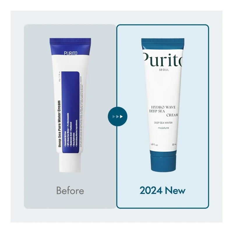 Purito Seoul Hydro Wave Deep Sea Cream 50ml Hidratante Todo
