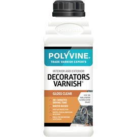 Polyvine Decorator's Varnish Gloss Finish Pint / 500ml