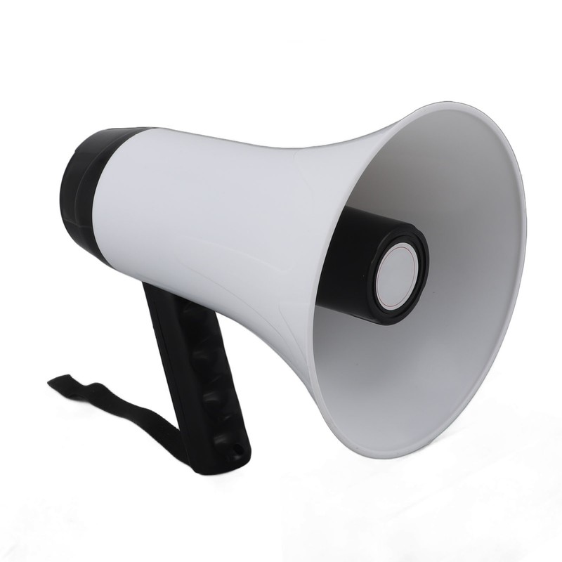Portable Megaphone Bullhorn 30W Power Megaphone Speaker 300S Recording 500M