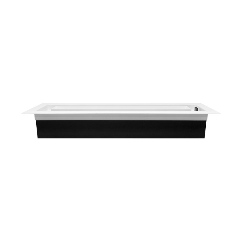 Inte-Grates IGFPD212-WH Flush Floor Matching Vent 2x12 Drop-in Plastic Floor