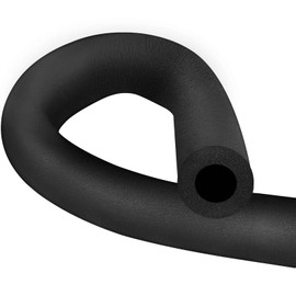Kajaia Winter Length Slit Black Antifreeze Pipe Insulation Lagging Pipe Cover Foam Tube Cladding Foam Tube Hose for Heating Plumbing Indoor Outdoor(22 mm Inner Diameter, 2 Meter Long)