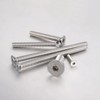 M8-1.25 x 55mm Flat Head Socket Cap Screws Stainless Steel