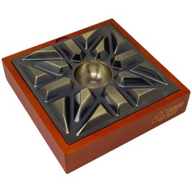 Smokin Ash UrbanMatrX Modern Progressive Grid Matrix Pattern Cigar Ashtray