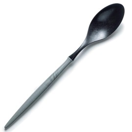 ARAS Ishikawa Plastic Tritan Spoon, Made in Japan, Dishwasher Safe, 0.04 inch (1 mm), Easy to Use, Does Not Disturb Taste, Stylish, Green, Gray, Green, Green, Green, Green, Green, Green, Easy to Eat,
