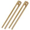 Wooden Tongs for Toaster Safe and Non-toxic Bamboo Food Clips