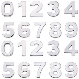 SUNNYCLUE 1 Box 60Pcs 10 Styles Number Slider Charms Silver Slide Charms Metal Alloy Gloss Digital 0 to 9 Numbers 8mm Hole Beads for Jewellery Making Supplies DIY Crafts Wristbands Bracelets Adults