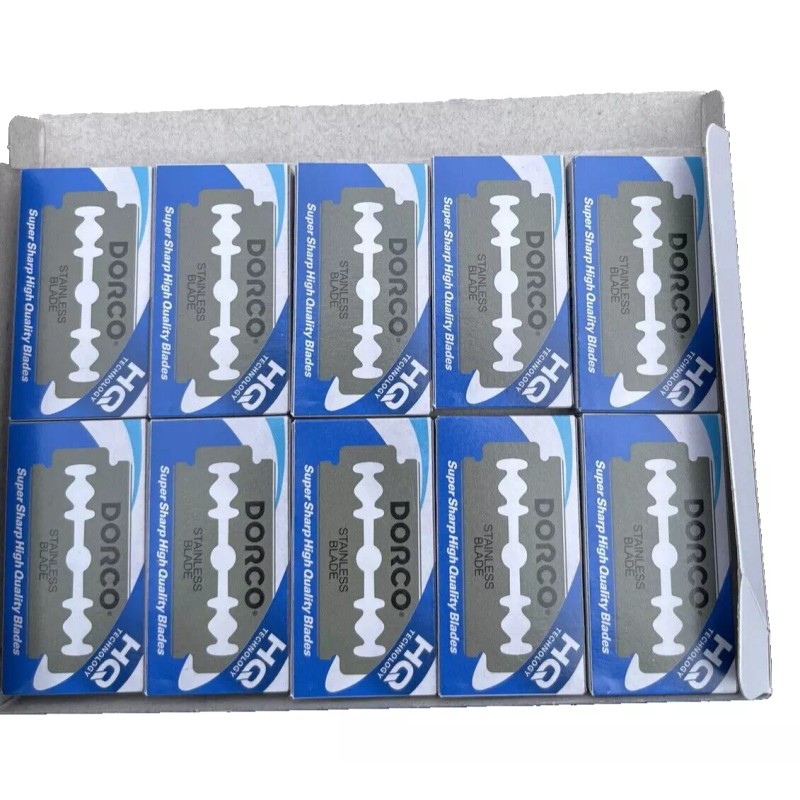 Dorco Razor Blades - 100 Stainless Double Edge Blades ST300
