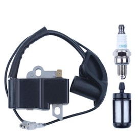 AUMEL Ignition Coil for Stihl BR600 BR550 BR500 BR700 Leaf Blower with Petrol Filter Spark Plug 42824001310