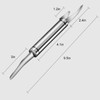 2PCS Shrimp Deveining Tool Stainless Steel Shrimp Peeler and Deveiner