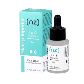 Skincyclopedia Suero Facial De Niacinamida Pura Y Zinc, Solución Antiimperfecciones Y Minimizador De Poros, Control Del Acné Y Equilibrante De La Grasa, Elimina Las Marcas Y Las Imperfecciones Del