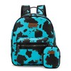 Wrangler Medium Cow Print Backpack Cute Daypacks Bookbag Purse for