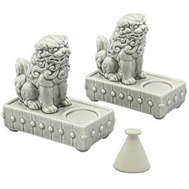 Cyplus Komainu Mori Salt Set, Molded, Cone, Made in Japan, Entryway, Apartments, Good Luck, Cleansing, Feng Shui