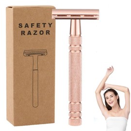 Manual Razor for Women Men, YiYunTE Beard Razor Shavers for Bikini Armpit Leg Hair, Reusable Face Eyebrow Shaving Razor Kit, Durable Stainless Steel Hair Removal Tool Safety Razors Gift for Travel