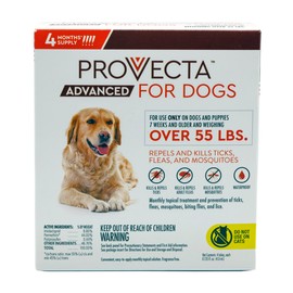 Provecta® Advanced for Dogs (XL) Over 55 lbs – 4 Mos/Box