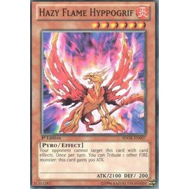 YU-GI-OH! - Hazy Flame Hyppogrif (SDOK-EN007) - Structure Deck: Onslaught of The Fire Kings - 1st Edition - Common
