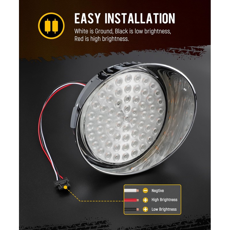 Partsam - 1 par de luces diurnas de repuesto para