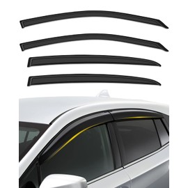 ROADFAR Outside Mount Window Deflectors Compatible for Dodge Charger 2011 2012 2013 2014 2015 2016 2017 2018 2019 2020 2021 2022 Window Deflector Rain Guard 4-Pieces