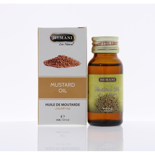 Hemani 30mL Herbal Oils - 100% Natural (Mustard)