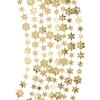 5 Meter Gold & Silver Snowflake Christmas Tree Garland -