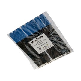 Set of 10 velcro cable straps Velcro Cable Ties 160 X 16 mm Black/Blue