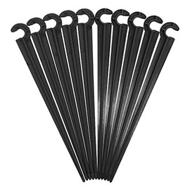 cozyou 50 Pcs Irrigation Support Stakes for 1/4-Inch Tubing Hose