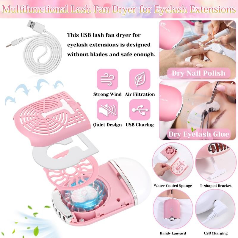 Lashes Kit for Eyelash Extension Beginners 470PCS Professional Lash Mannequin