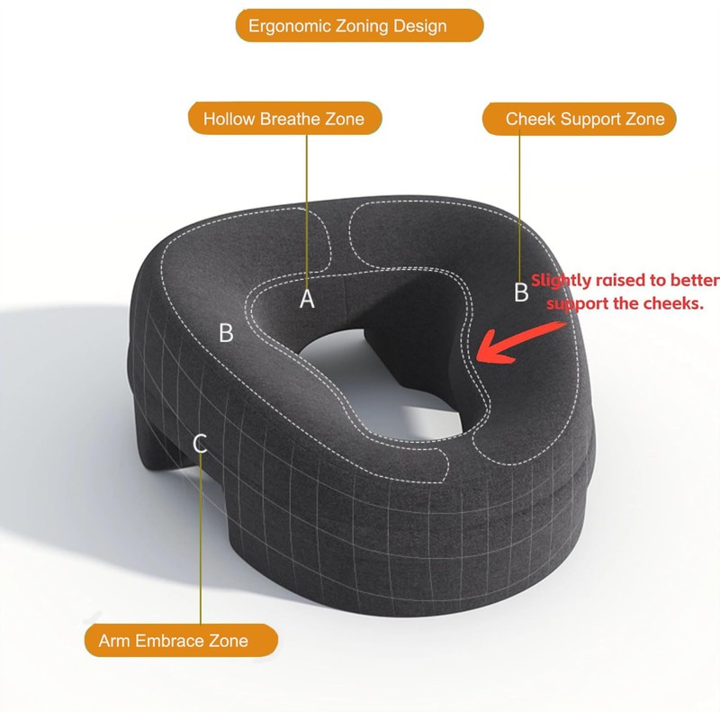 Face Down Pillows Massage After Surgery Post Eye Surgery, Pillow