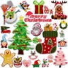 23 PCS Christmas Patches Christmas Iron On Patches for Clothing