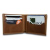 Mahogany Full Grain Genuine Leather Men's Wallet/Billfold with Card Holder