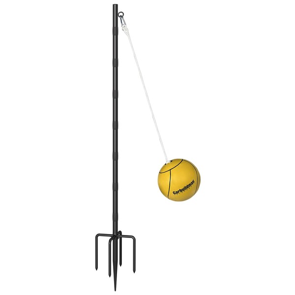 Garbuildman Tetherball Set with Ball & Rope for Outdoor Backyard,