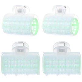 Beavorty Hand Winding Curler, Bangs Curler, Set of 4, For Bangs, Curly Hair, Hair Roller Set, Harmless to Hair, For Home and Salon, DIY Hairstyle, Easy to Use, Magic Curler, Thick