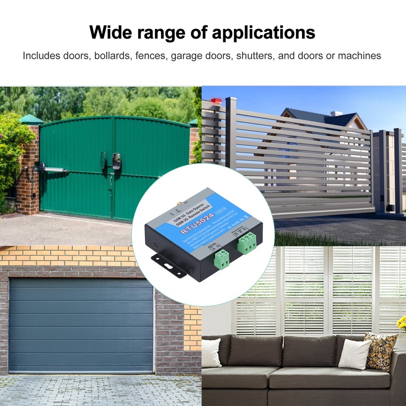 3G/GSM Gate Opener Remote Access Control Switch Controller with Antenna