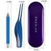 POZILAN Ear Picker Tweezers with LED Light - 8 Pack