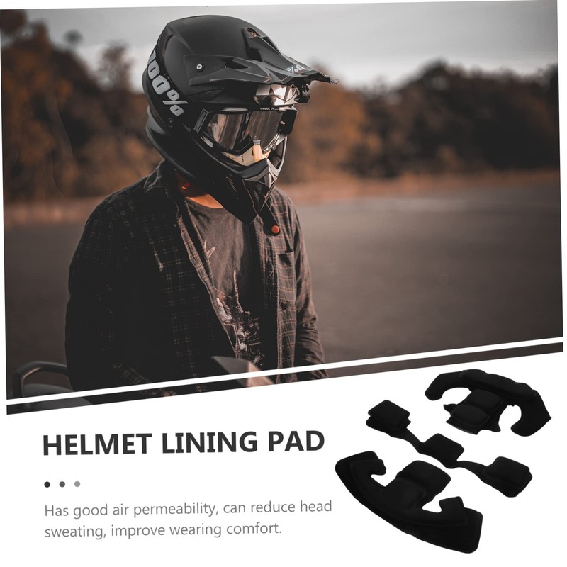 Kisangel Helmet Replacement Sponge Padding Kit Explosion Helmet Pads for