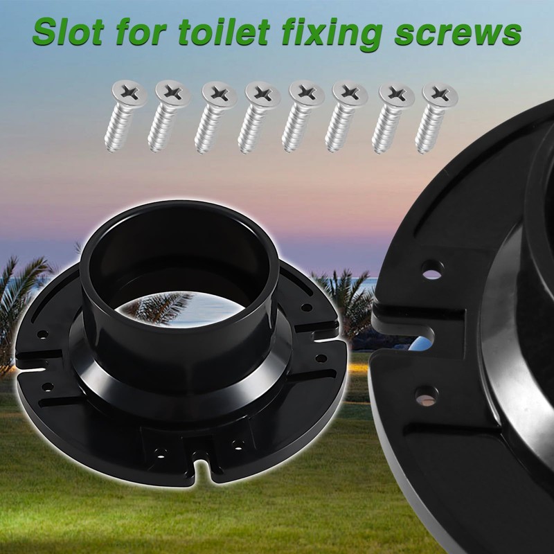 3" Socket Floor Flange RV Toilet Flange Compatible with Dometic/Sealand