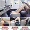 DAWNTREES Inflatable Foot Rest Pillow for Airplane, Inflatable Footrest for