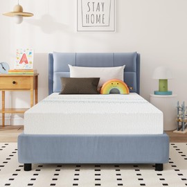 Dyonery 8 Inch Full Size Mattress, Gel Infused Charcoal Memory Foam, Medium Firm Mattress in a Box, Cooling & Breathable, Fiberglass Free, CertiPUR-US Certified, 75" x 54" x 8"