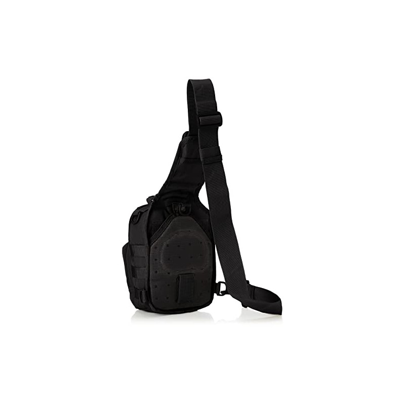 F Style One Shoulder Bag with Drink Pouch, Black