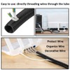 MOCNT Split Loom Wire Auto Split Loom Tubing Wire Conduit