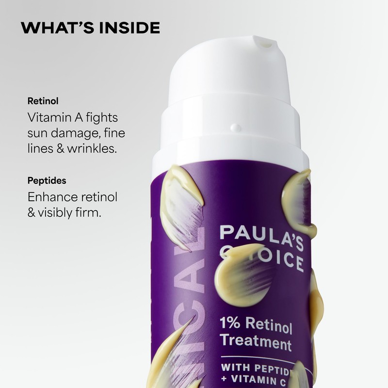 Paula's Choice CLINICAL 1% Retinol Face Treatment with Peptides, Vitamin