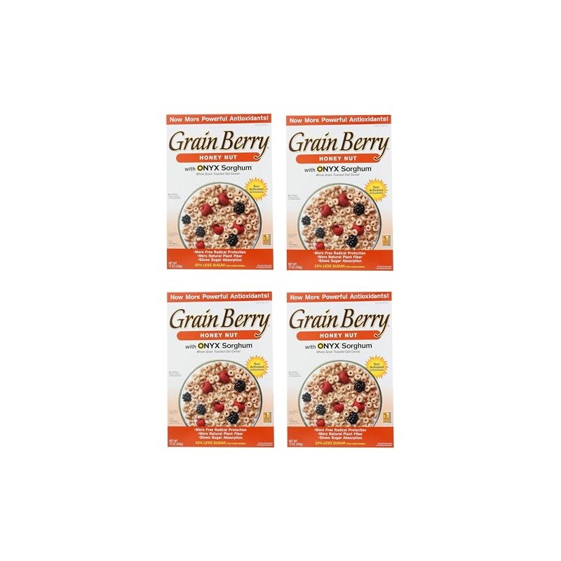 Generic Grain.Berry Cereal - Honey Nut Oats with ONYX Sorghum