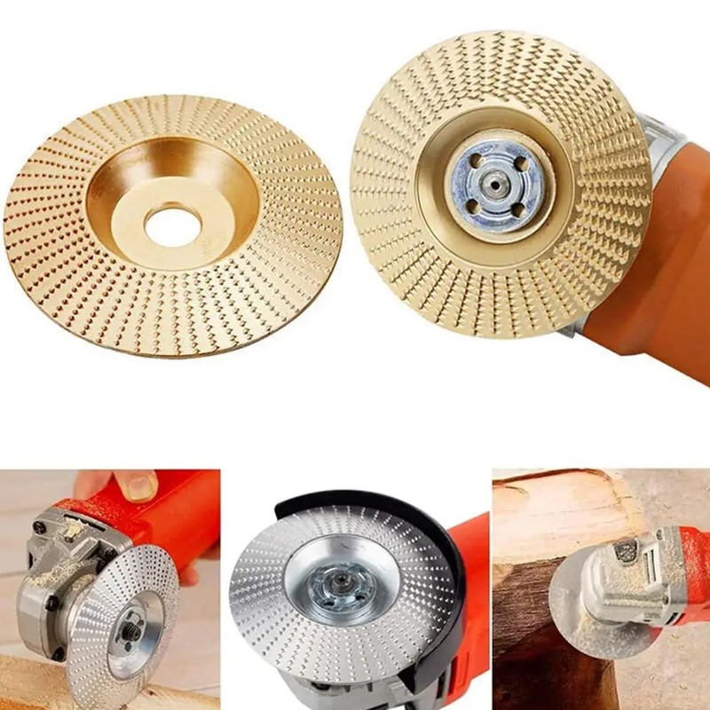 85mm/100mm Angle Grinder Sanding Disc, Carbide Wood Carving Shaping Disc,