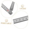 ABOOFAN 1Set Stainless Steel Feeler Gauge Straight Ruler Tool for